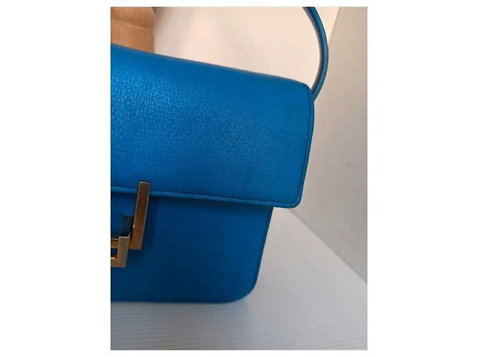 Saint Laurent sac lulu sac moyen Bleu - vue 9