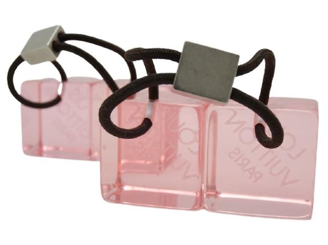 [Usato] Accessori per capelli elastici per capelli LOUIS VUITTON Louis Vuitton cubo rosa chiaro - vista 3