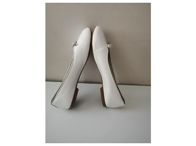 Dolce & Gabbana Ballerinas aus Leder weiß Kinder - Ansicht 5