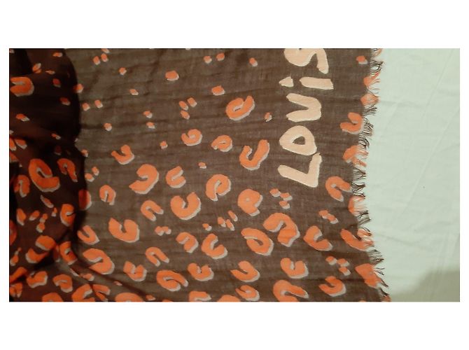 Louis Vuitton Lenços Estampa de leopardo - vista 2