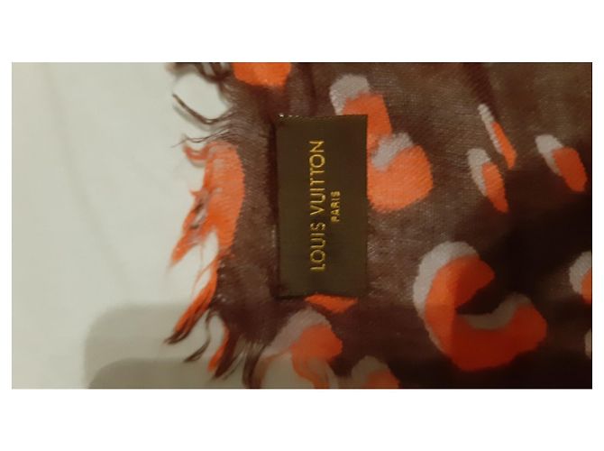 Louis Vuitton Lenços Estampa de leopardo - vista 3