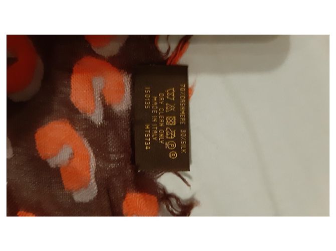 Louis Vuitton Lenços Estampa de leopardo - vista 4