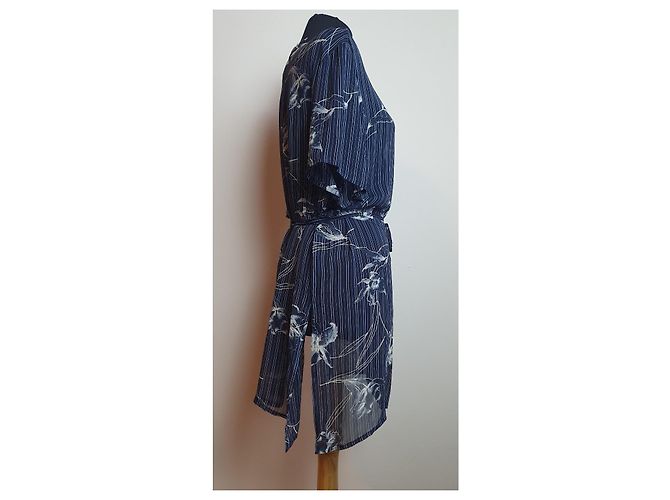Haut Tunique Zapa Bleu Viscose - vue 3