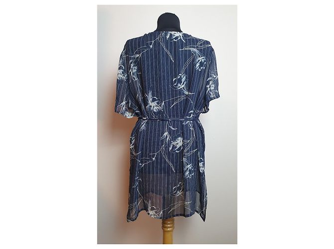 Haut Tunique Zapa Bleu Viscose - vue 4