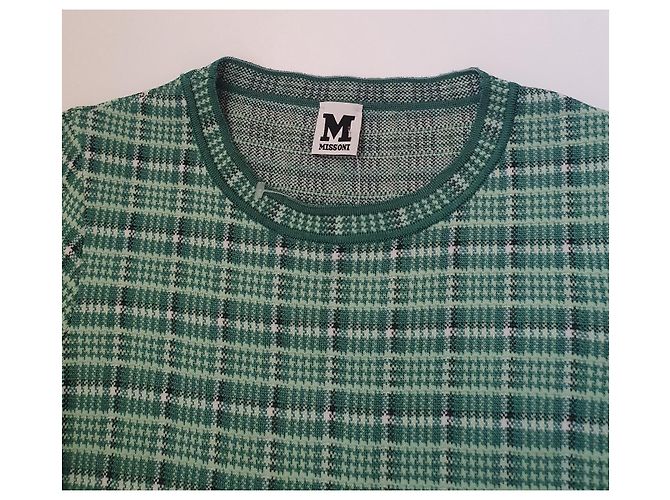 Vestido M Missoni Verde Tamanho 40 - vista 6