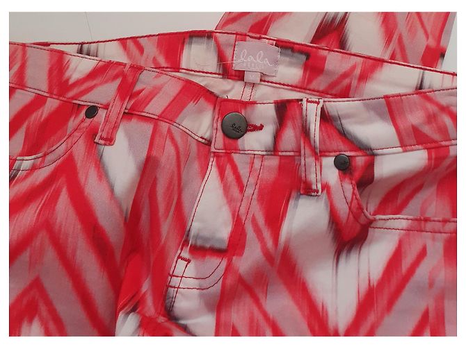 Autre Marque Calça Lala Berlin de algodão e elastano M Multicor - vista 3