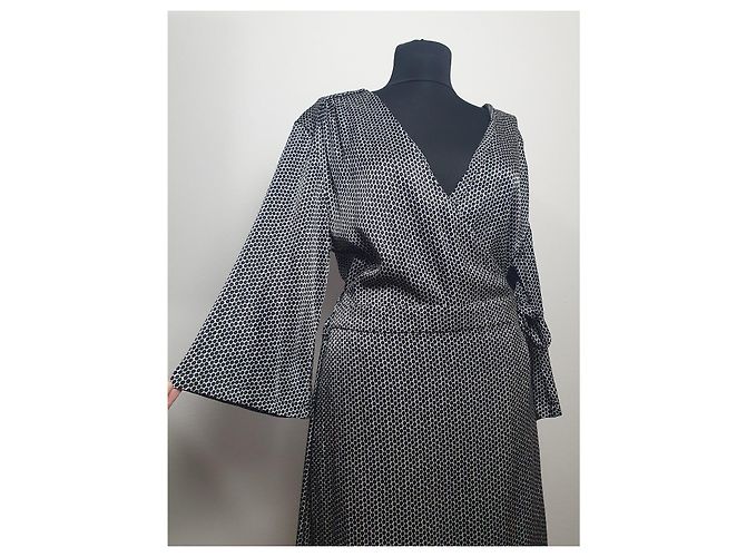 Abito nero Day Birger & Mikkelsen in viscosa e rayon - vista 2