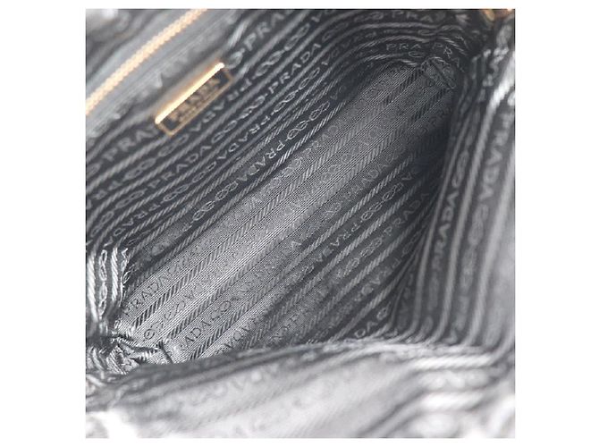 [Usato] PRADA Borsa Prada Borsa a mano Nylon Pelle Nera Mini Bag - vista 7