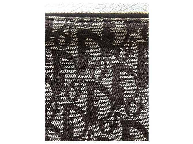 Christian Dior Mini Saddle Borsa Marrone Cotone - vista 4