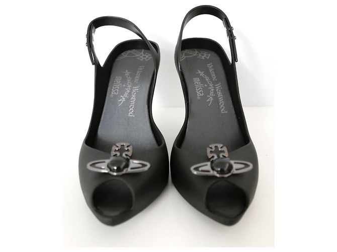 Melissa x Vivienne Westwood Orb Lady Dragon 18 Tacchi Nero - vista 2