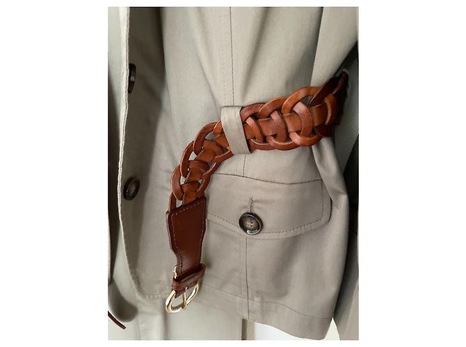 Conjunto de calça cinza Gerard Darel com cinto - vista 2