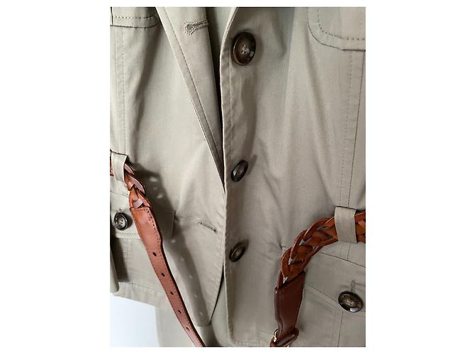 Conjunto de calça cinza Gerard Darel com cinto - vista 3
