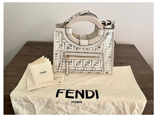 Fendi Laufsteg-Shopping klein Roh - Ansicht 2