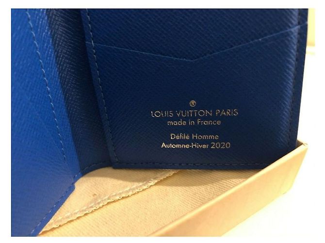RARO ORGANIZZATORE DA TASCA LOUIS VUITTON CLOUD - M69679 Blu - vista 7
