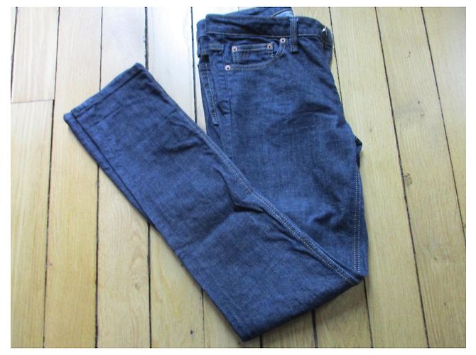 Marc by Marc Jacobs Gerade Jeans, Brutto, US-Grösse 30. Dunkelblau - Ansicht 4