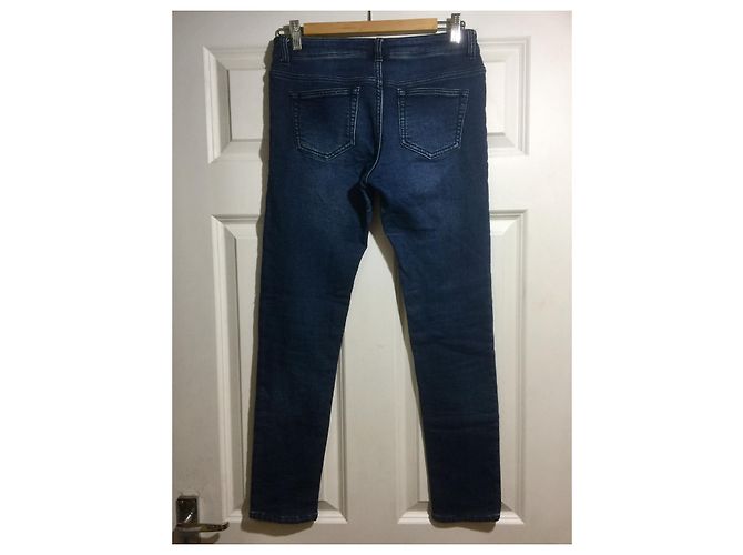 Acne Studios Skin 5 Jeans in "Deep" W27 l32 Blu - vista 2