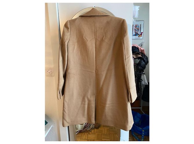 Abrigo Max & Co Marino de lana beige - vista 2