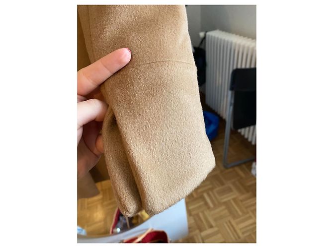 Abrigo Max & Co Marino de lana beige - vista 5
