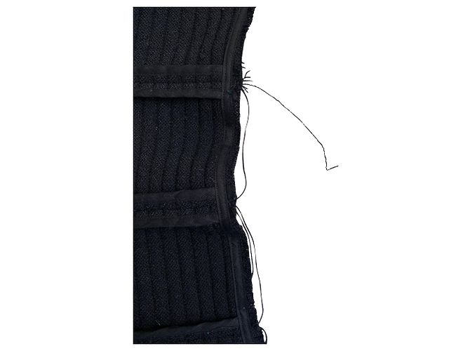 Iro Fleece-Woll-Abendjacke aus schwarzer Wolle - Ansicht 11