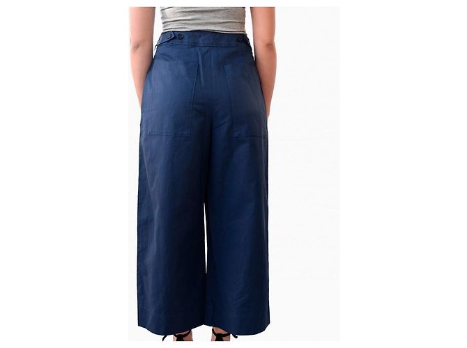 Kenzo Weit geschnittene Culotte-Hose Blau - Ansicht 2