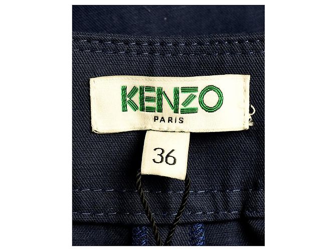 Kenzo Weit geschnittene Culotte-Hose Blau - Ansicht 3