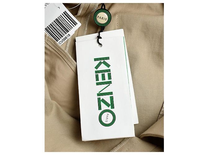 Kenzo Weit geschnittene Culotte-Hose Beige - Ansicht 3