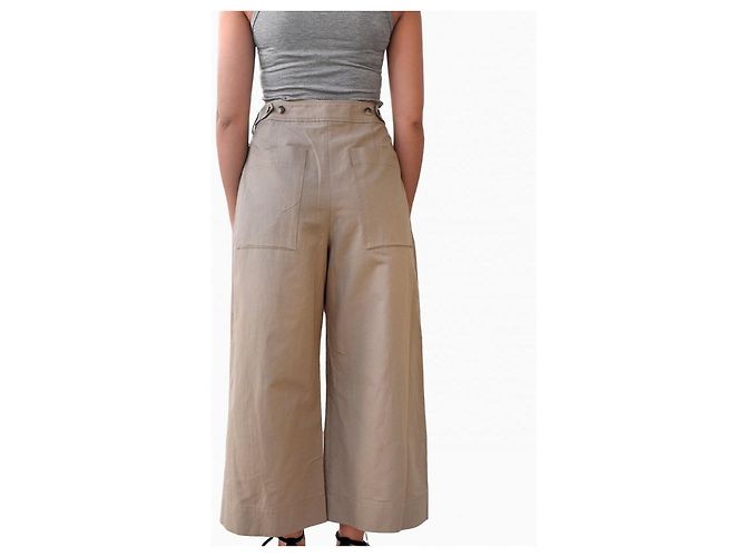 Kenzo Weit geschnittene Culotte-Hose Beige - Ansicht 5