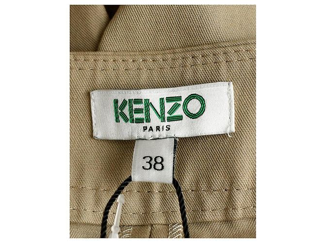 Kenzo Weit geschnittene Culotte-Hose Beige - Ansicht 6