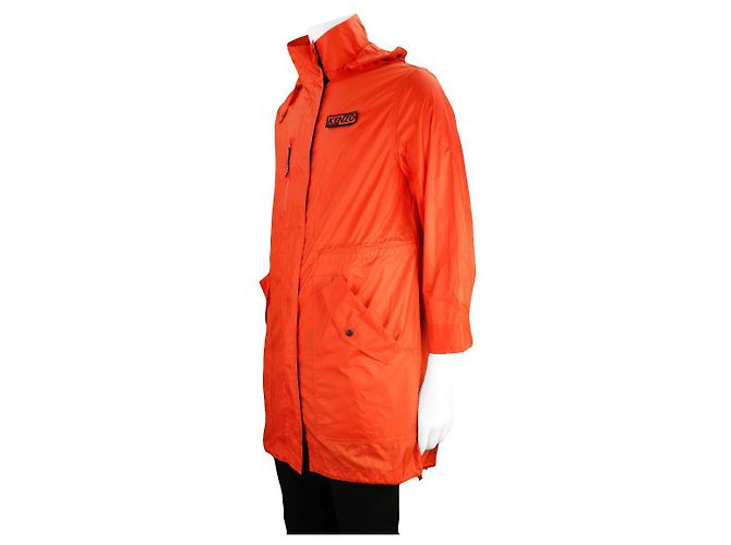 Parka ligera Kenzo Sport naranja de poliamida - vista 4