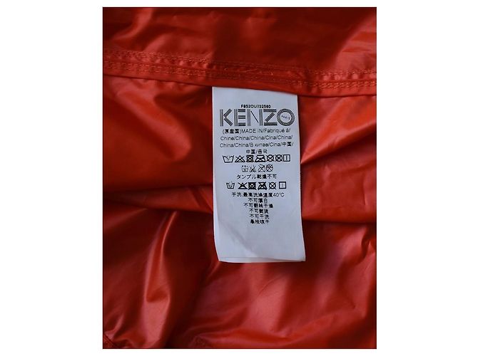 Parka ligera Kenzo Sport naranja de poliamida - vista 5