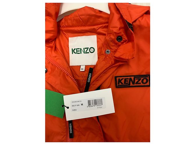 Parka ligera Kenzo Sport naranja de poliamida - vista 6