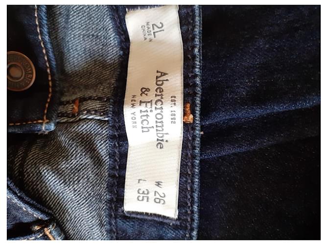 Vaqueros Abercrombie & Fitch Azules Algodón Elastano - vista 2