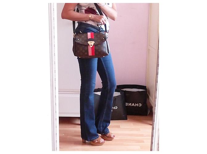 LOUIS VUITTON Borsa BB Georges Marrone - vista 12