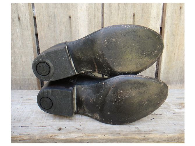Botas de piel negras Mexicana 38 Negro - vista 5