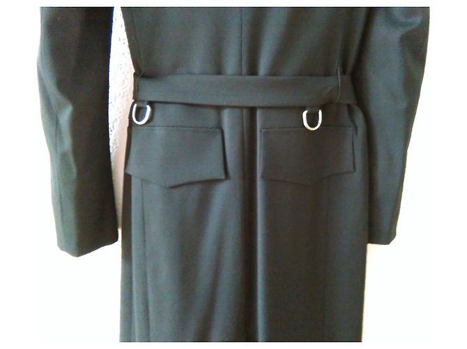 TRENCH DE LANA GUCCI. Negro - vista 4
