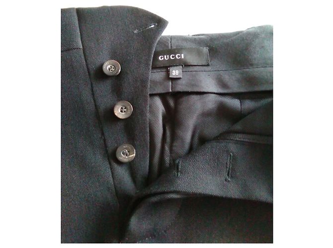 Falda Gucci de lana negra Negro - vista 2