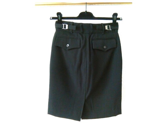 Falda Gucci de lana negra Negro - vista 3