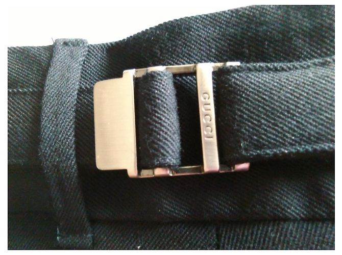 Falda Gucci de lana negra Negro - vista 4