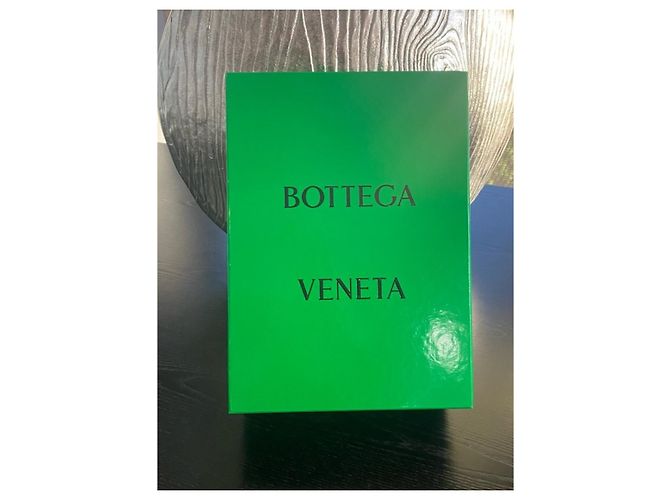 Sandali Lido Bottega Veneta gomma verde scuro - vista 7