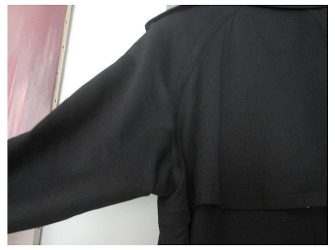 Gabardina Escada negra de lana Negro - vista 4