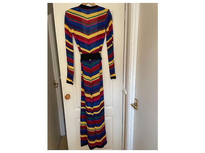 Balmain Multi Colour Chevron Long Cardigan Viscose Size 36 Multiple colors - view 11