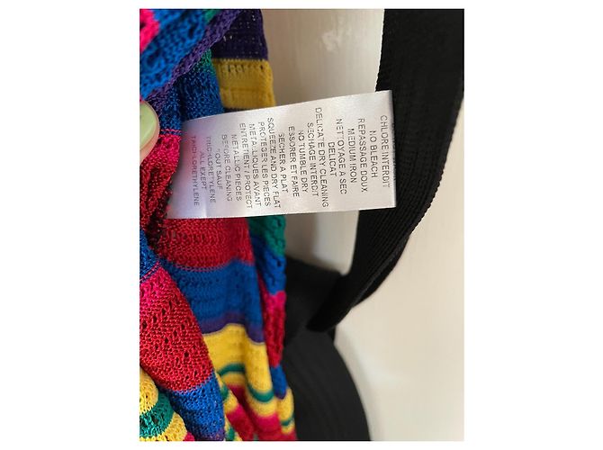Balmain Multi Colour Chevron Long Cardigan Viscose Size 36 Multiple colors - view 14
