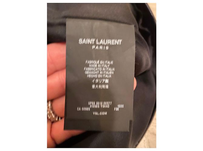 Saint Laurent Gonna di pelle - vista 3