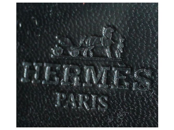 Hermès Sandali con zeppa espadrillas Ilana in pelle verniciata testurizzata nera Nero - vista 8