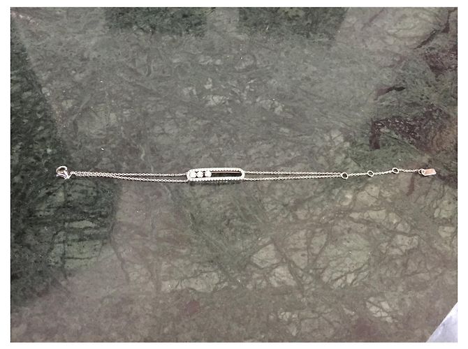 100% AUTHENTIQUE BRACELET MESSIKA OR BLANC DIAMANT MOVE CLASSIC PAVÉ - vue 6