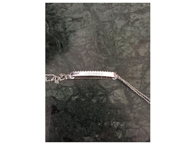 100% AUTHENTIQUE BRACELET MESSIKA OR BLANC DIAMANT MOVE CLASSIC PAVÉ - vue 7