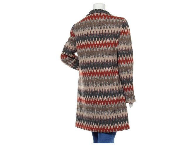 Autre Marque Abrigo LE TRICOT PERUGIA Talla L Multicolor - vista 2
