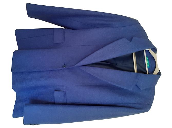 Cacharel Navy Blue Wool Jacket Size 42 - view 2