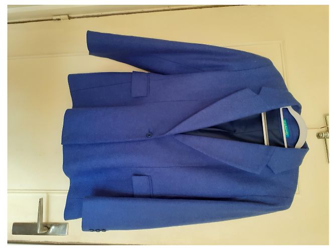 Cacharel Navy Blue Wool Jacket Size 42 - view 5