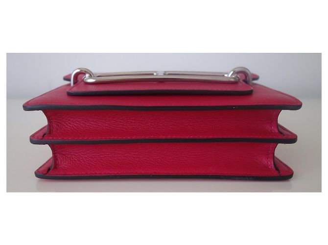 Hermès Hermes Mini Roulis Tasche Pink Pflaume - Ansicht 10